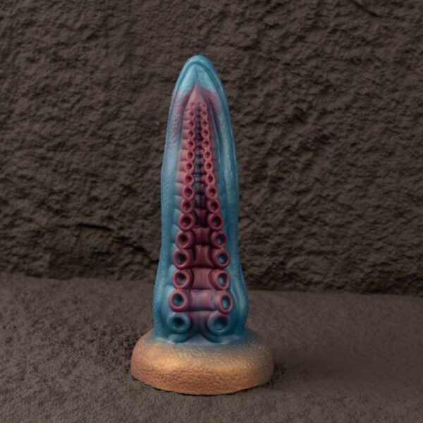 Soft Silicone Dildo Tentacle Sex Toys - Green